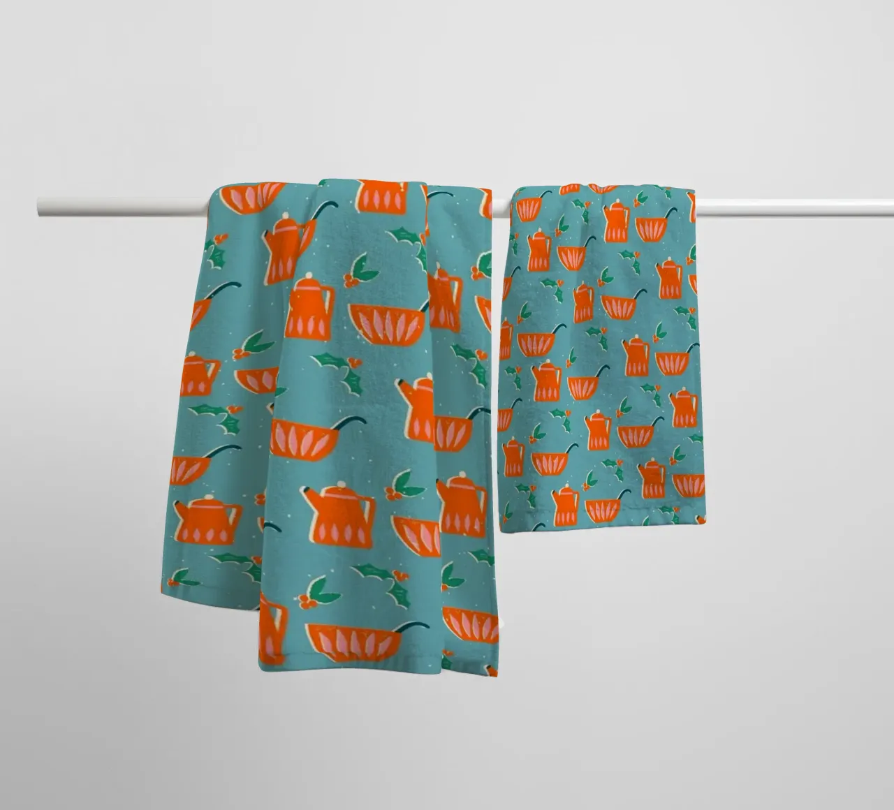 Christmas Pattern No 27 asciugamano da bagno da treechild