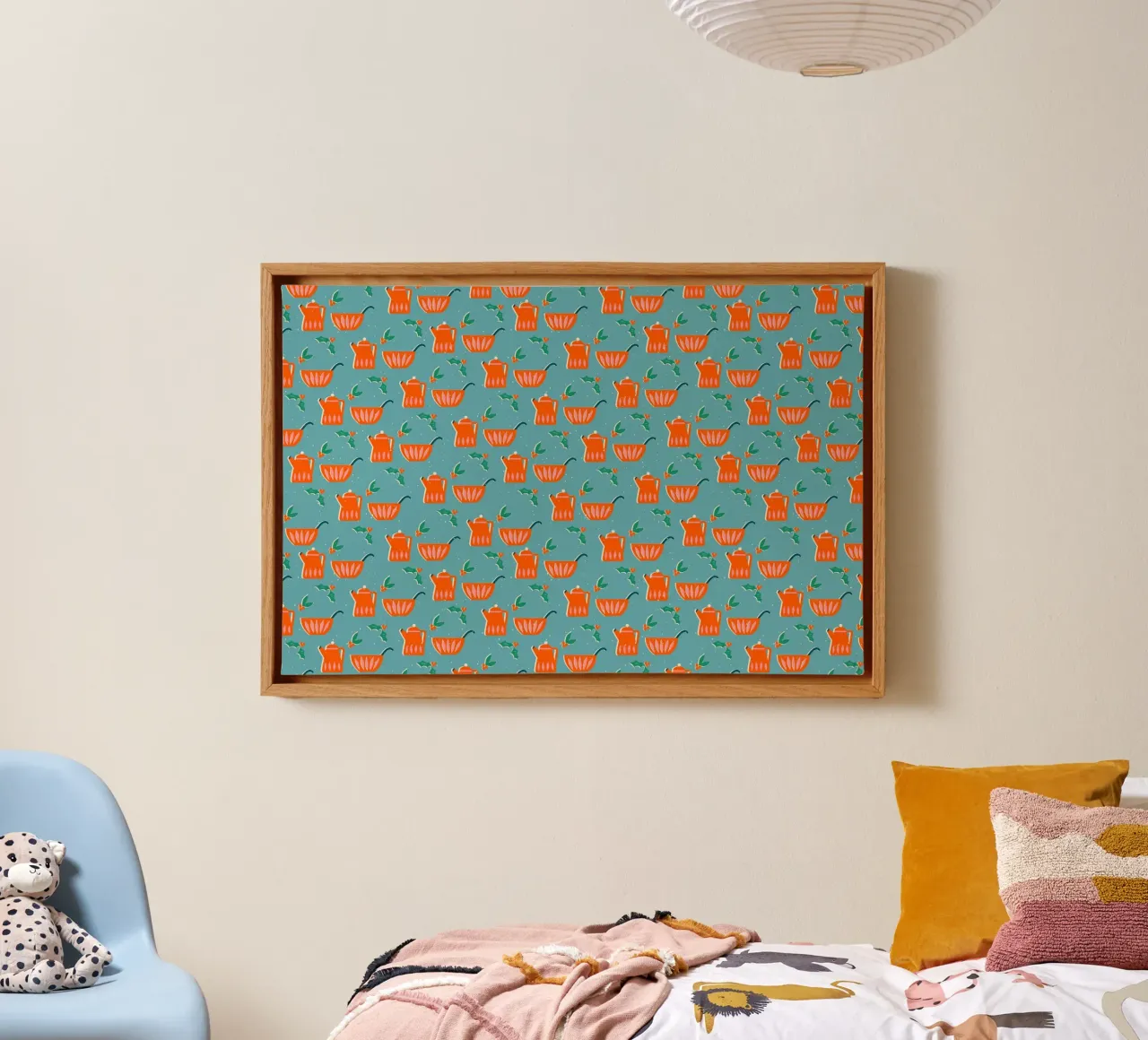 Christmas Pattern No 27 canvas by treechild