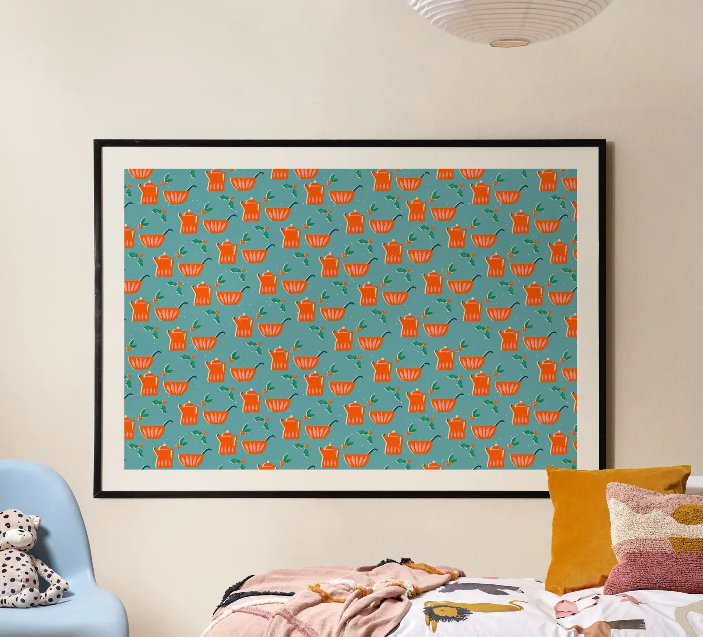 Christmas Pattern No 27 poster da treechild