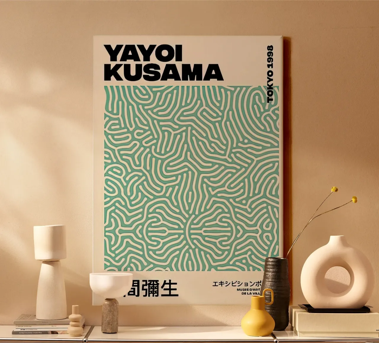 Tokio 1998 canvas met Baklijst van HKS JAPANESESTORE