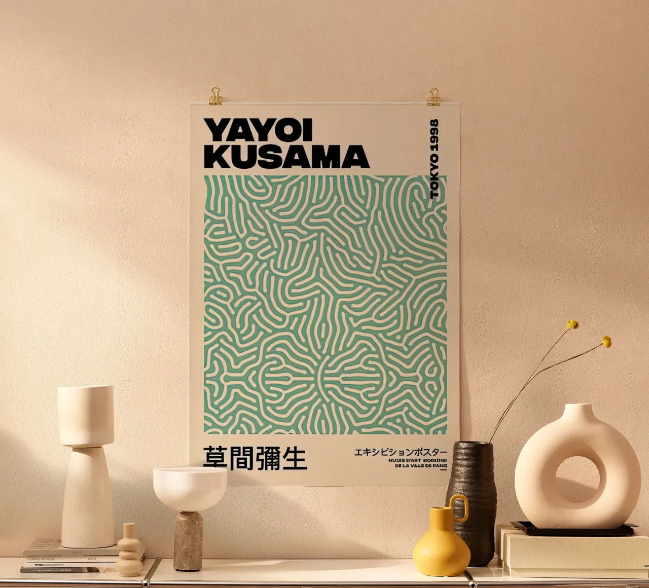Tokyo 1998 poster con telaio in alluminio da HKS JAPANESESTORE