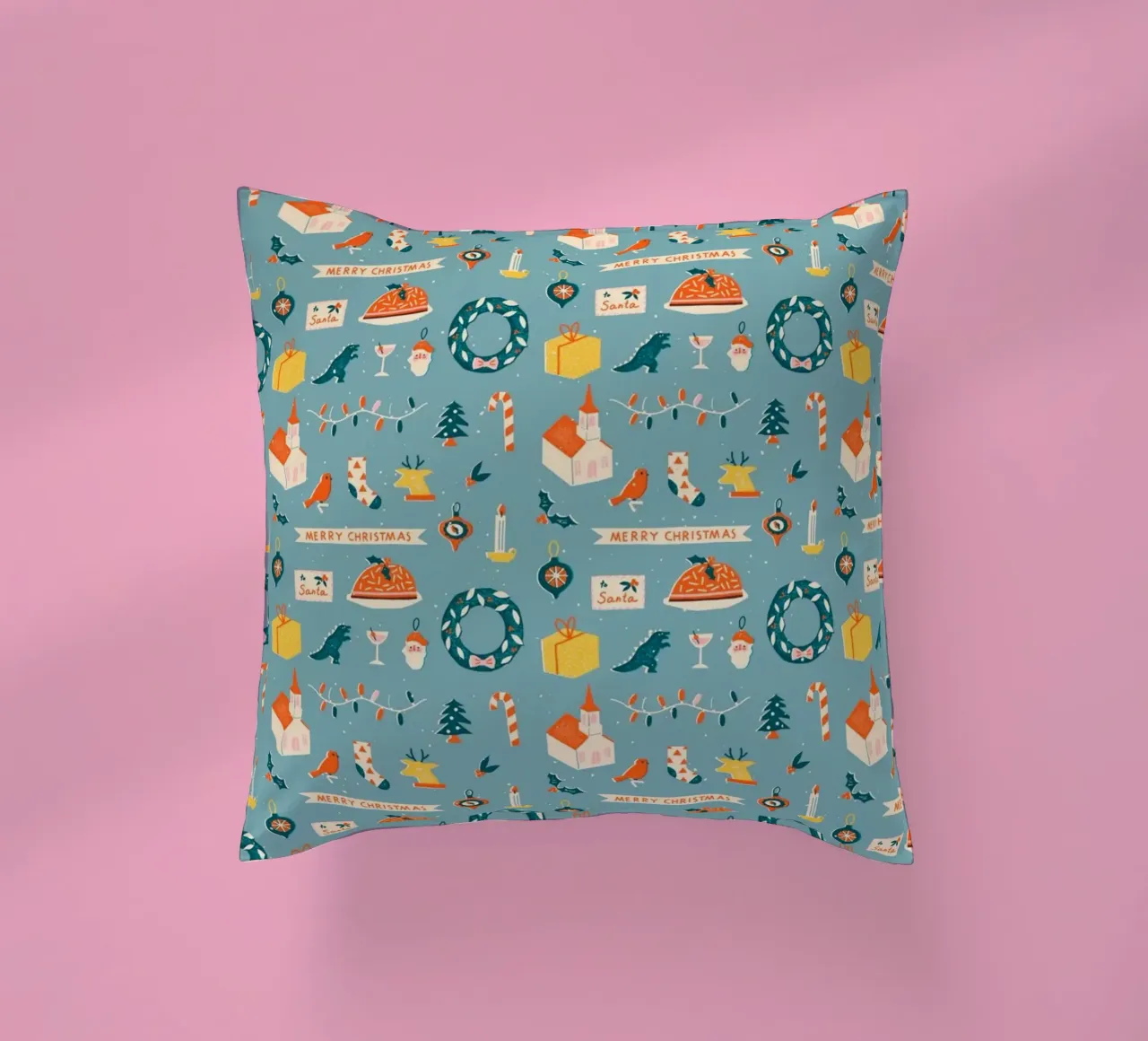 Christmas Pattern No 28 cuscino da treechild