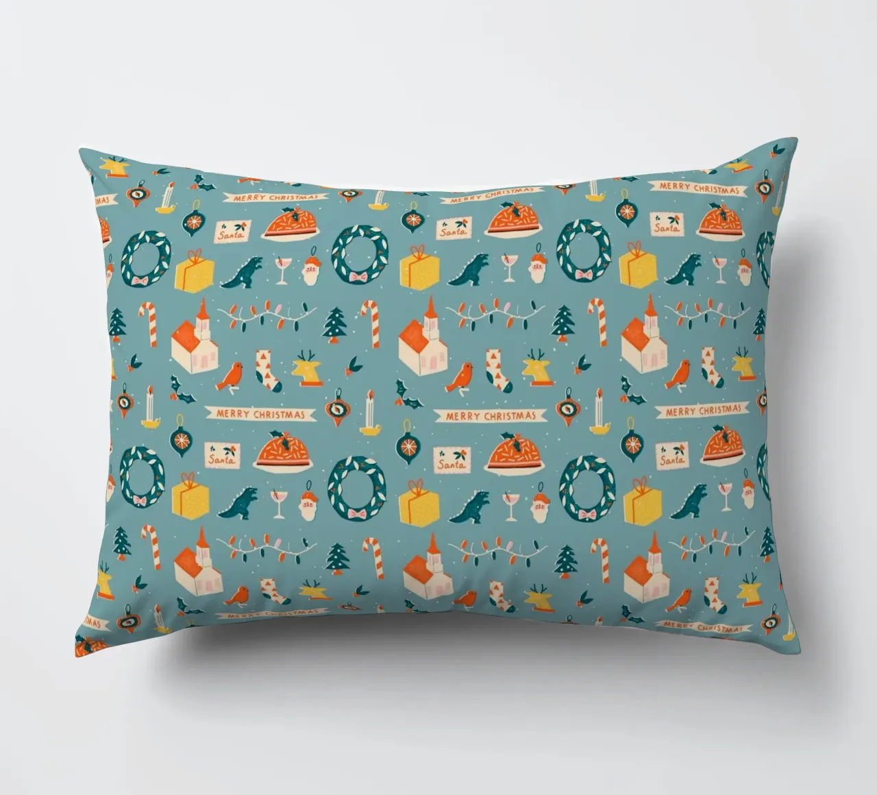 Christmas Pattern No 28 cuscino da treechild