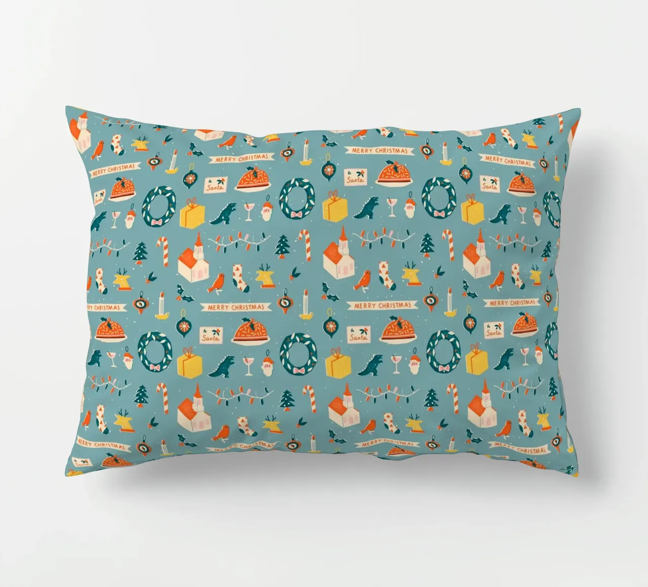 Christmas Pattern No 28 cuscino da treechild