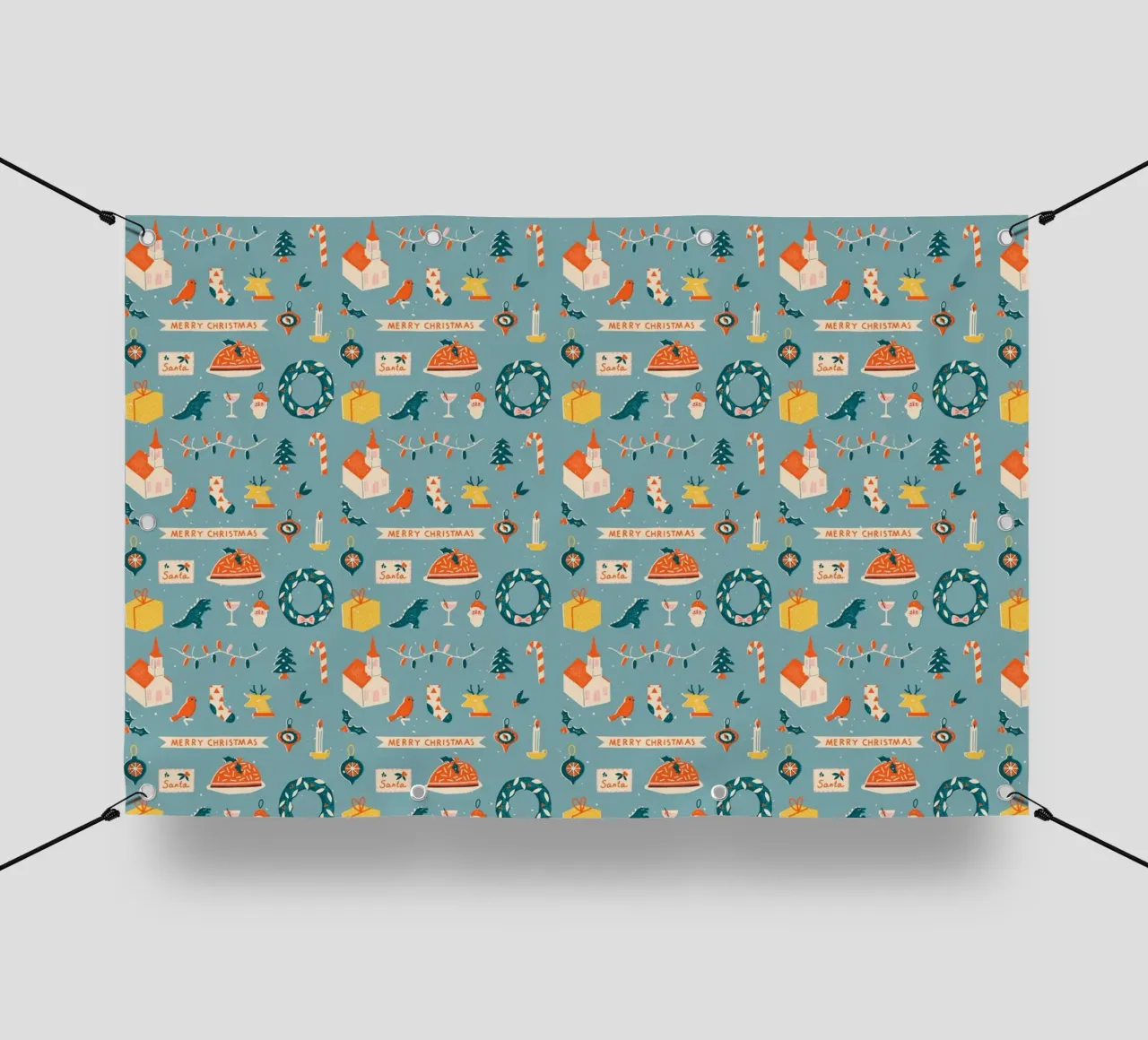 Christmas Pattern No 28 telo in pvc da treechild