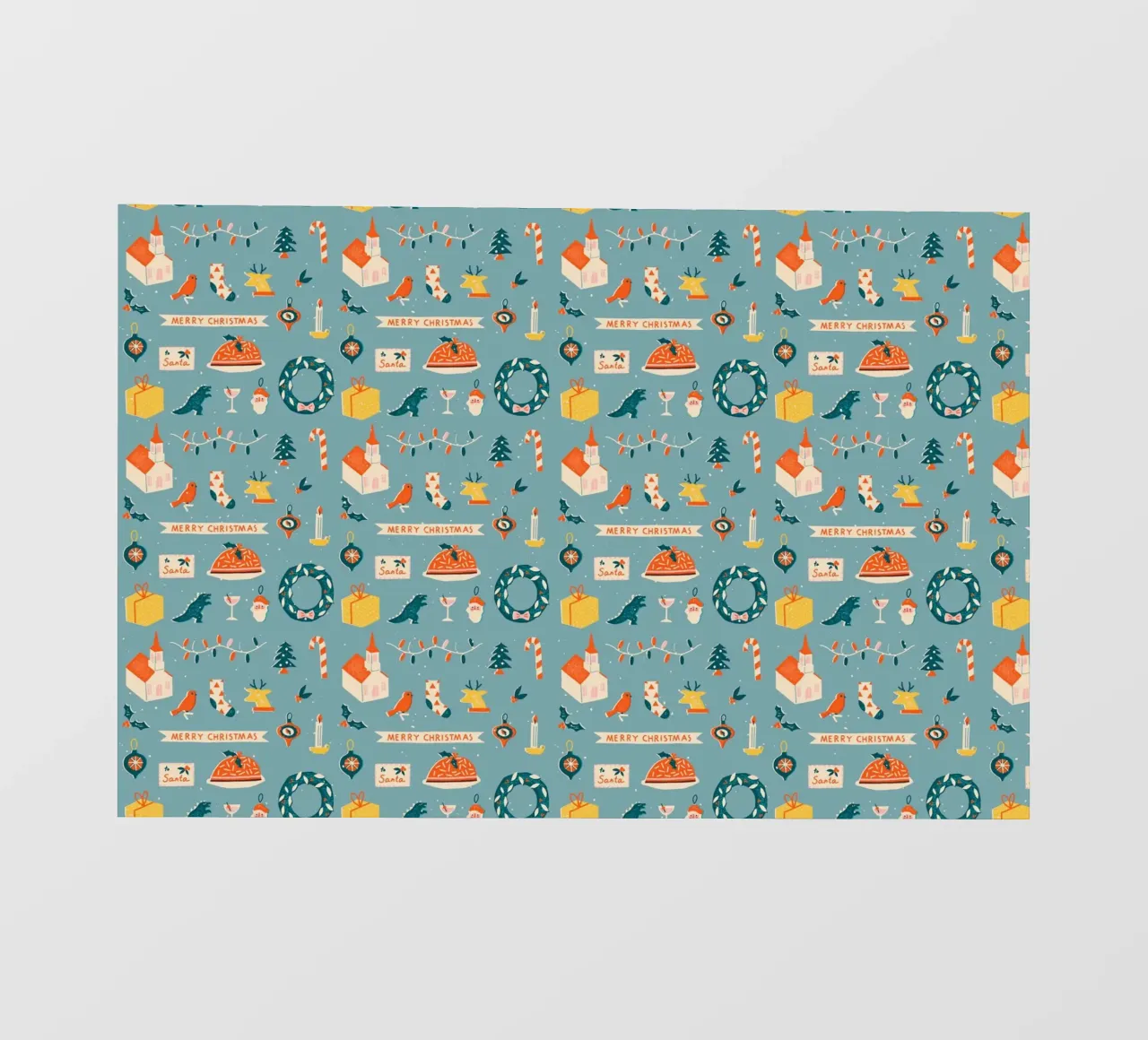 Christmas Pattern No 28 telo in pvc da treechild