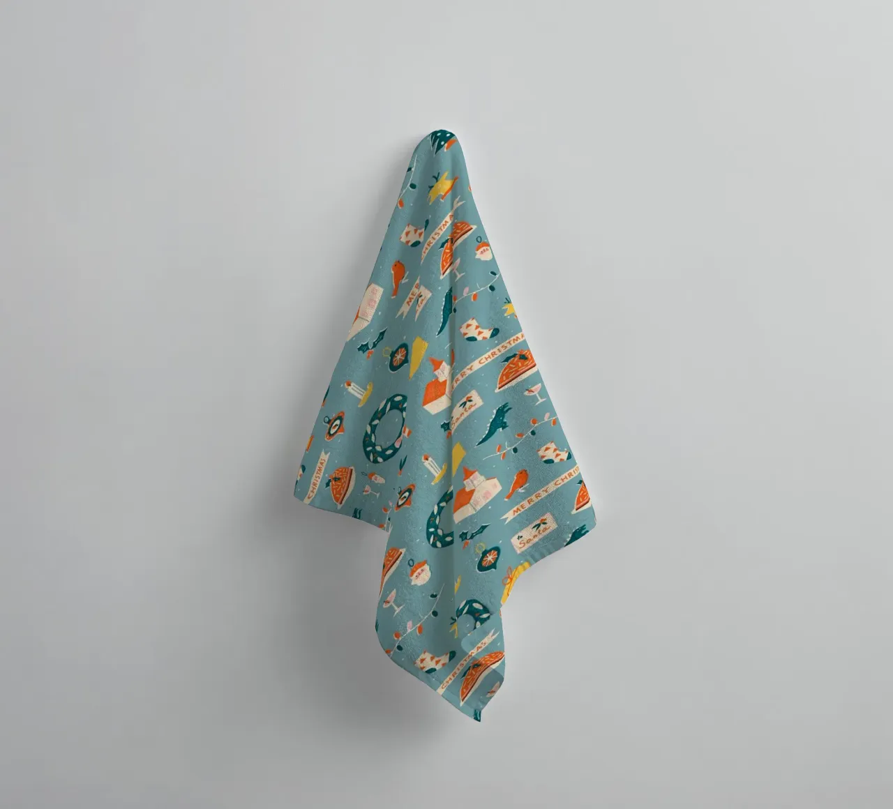 Christmas Pattern No 28 asciugamano da bagno da treechild