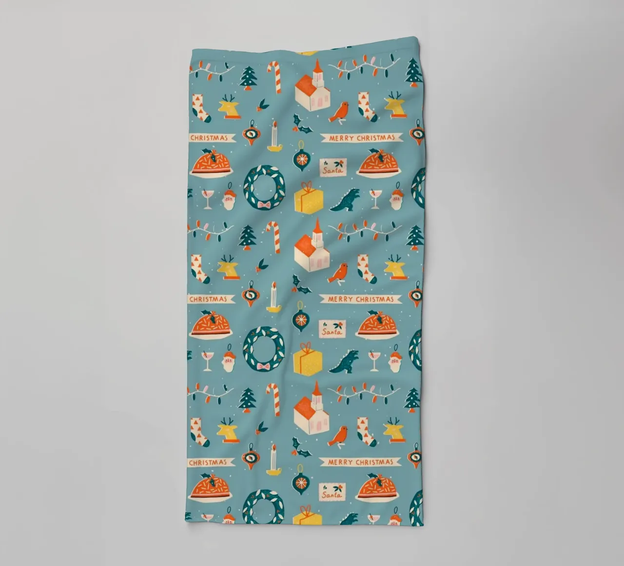 Christmas Pattern No 28 asciugamano da bagno da treechild