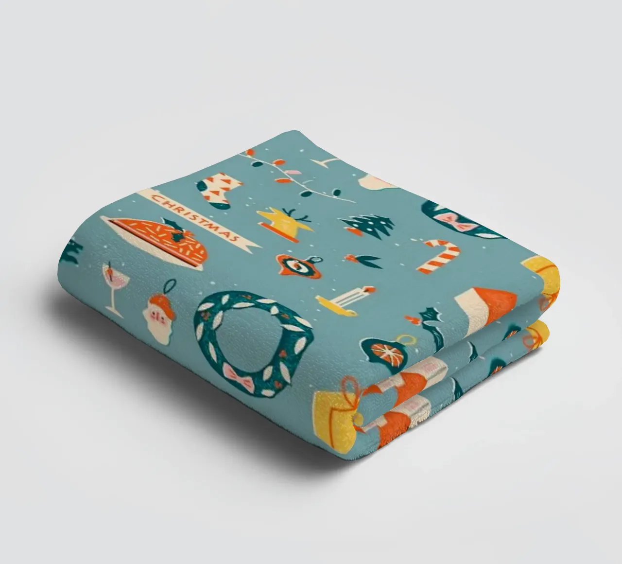 Christmas Pattern No 28 asciugamano da bagno da treechild