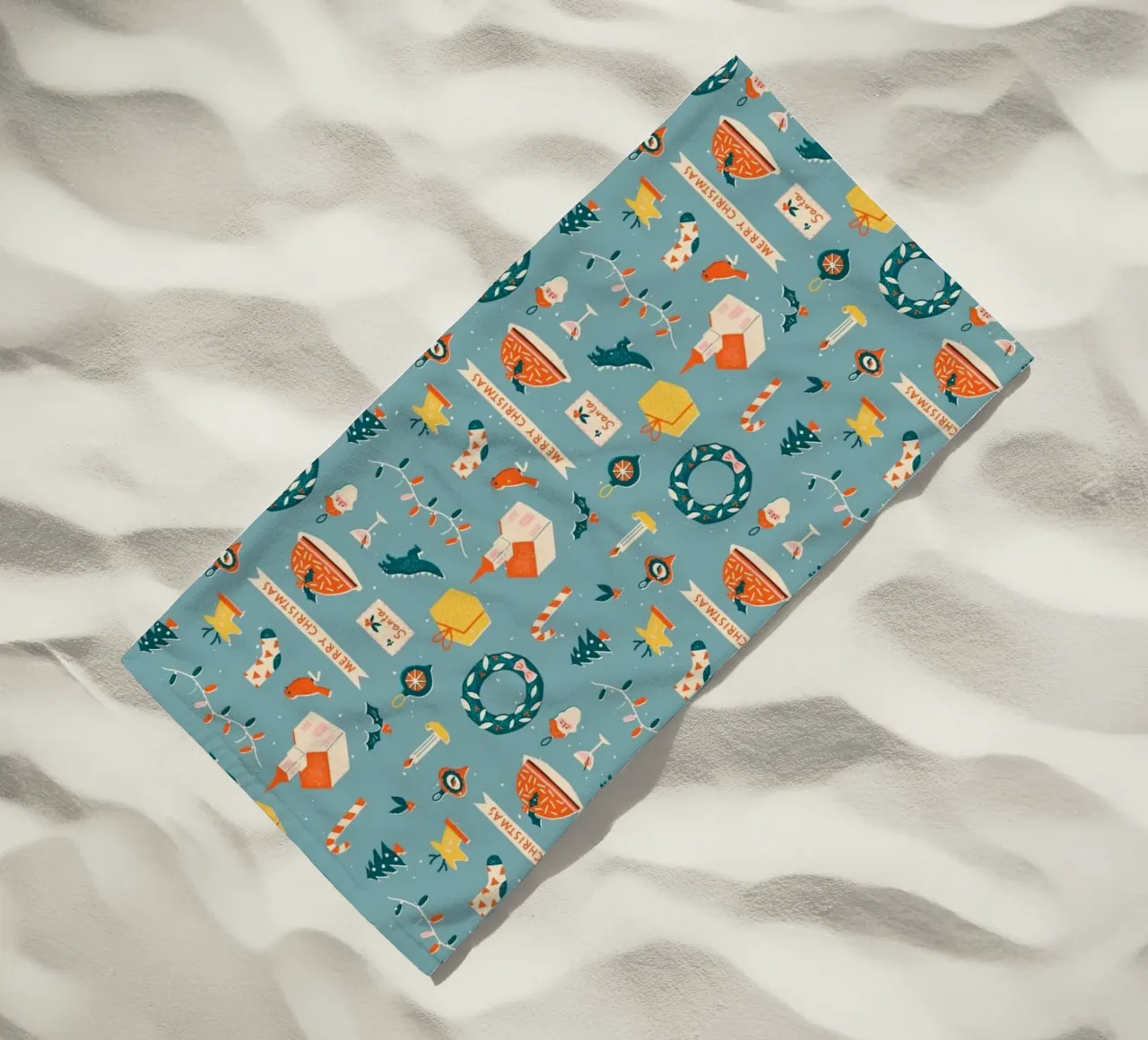 Christmas Pattern No 28 telo mare da treechild