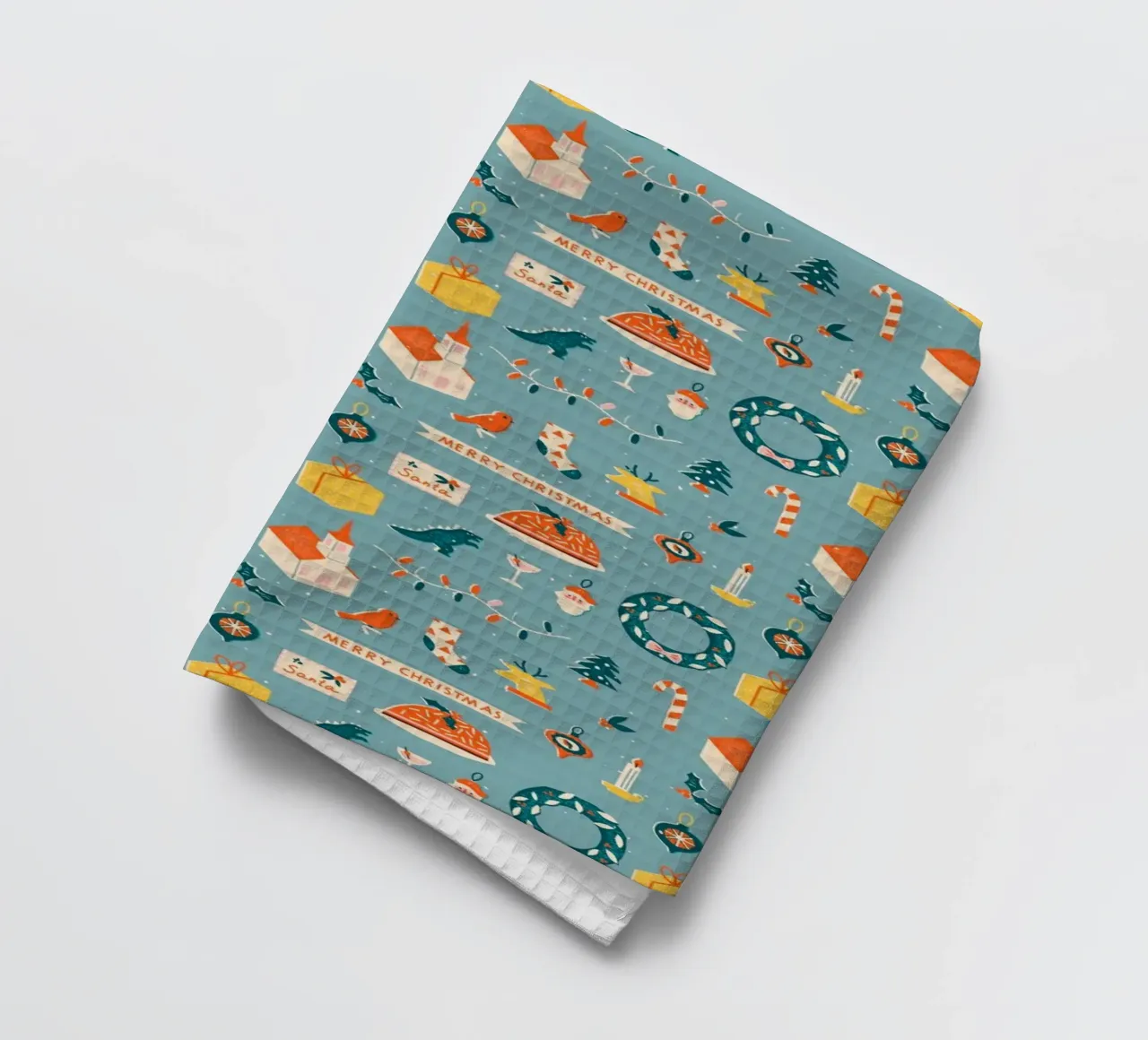 Christmas Pattern No 28 canovaccio da cucina da treechild