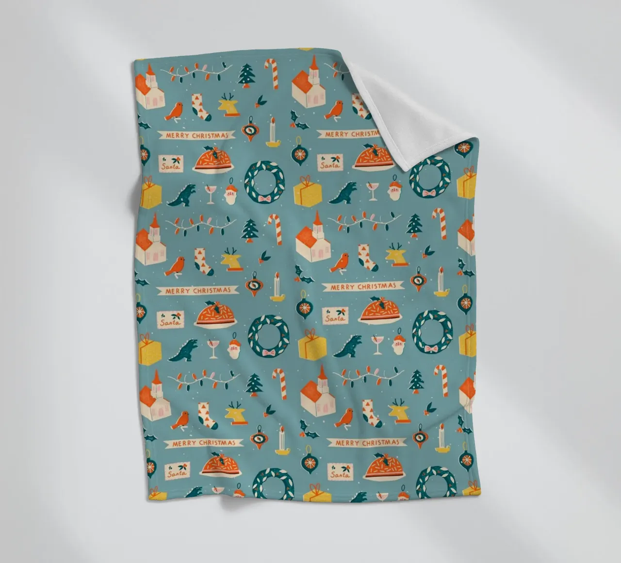 Christmas Pattern No 28 coperta in pile da treechild