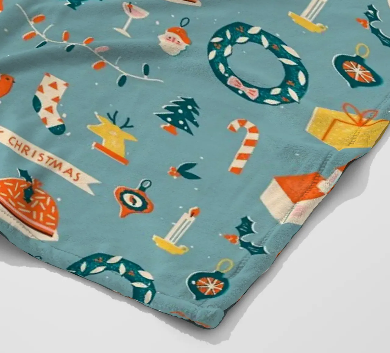 Christmas Pattern No 28 coperta in pile da treechild