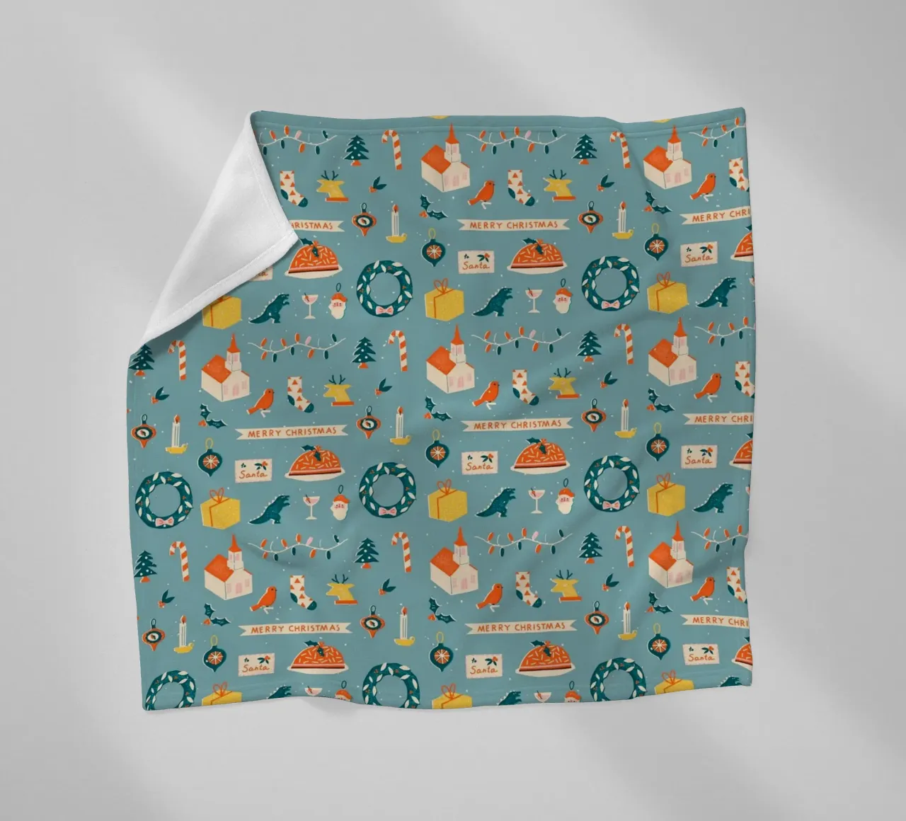 Christmas Pattern No 28 coperta in pile da treechild