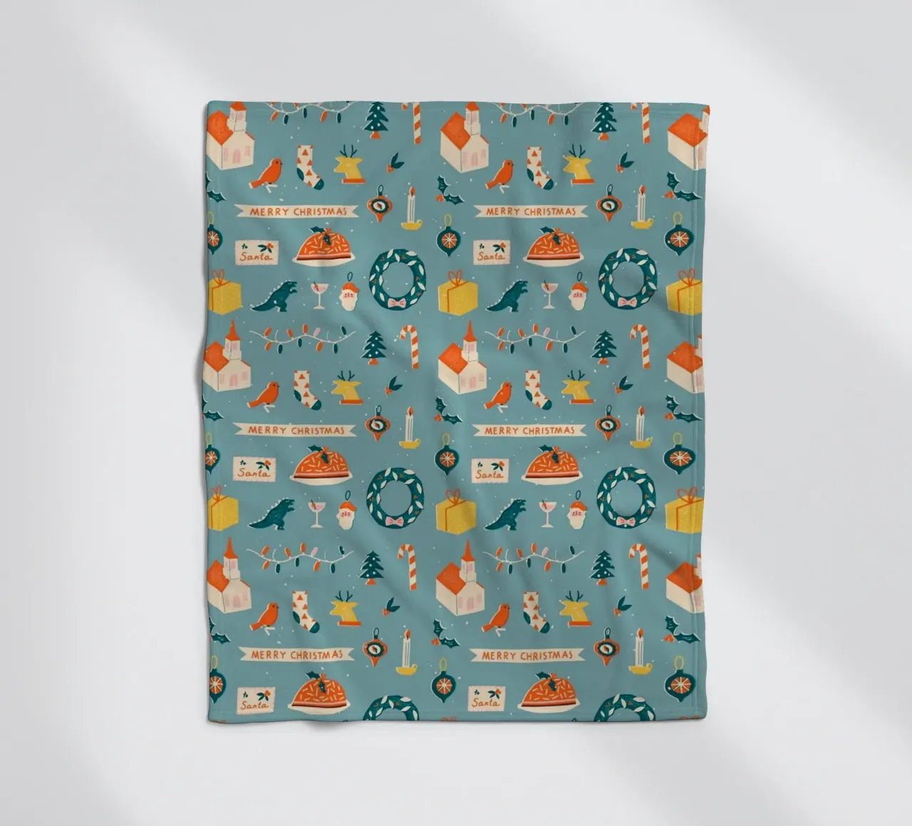 Christmas Pattern No 28 coperta in pile da treechild