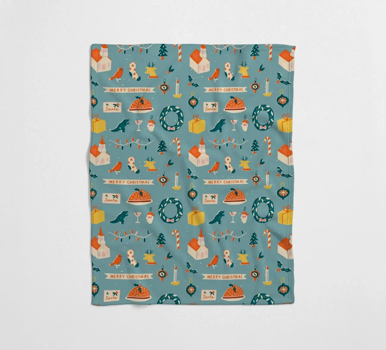 Christmas Pattern No 28 coperta in pile da treechild