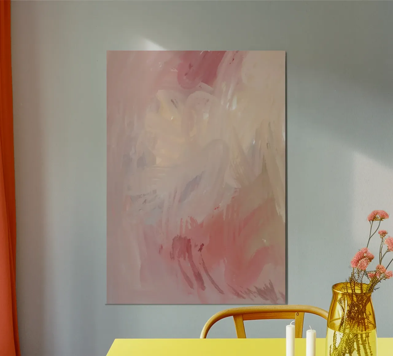 Faded Horizon poster con telaio in legno da RS LAB STUDIO