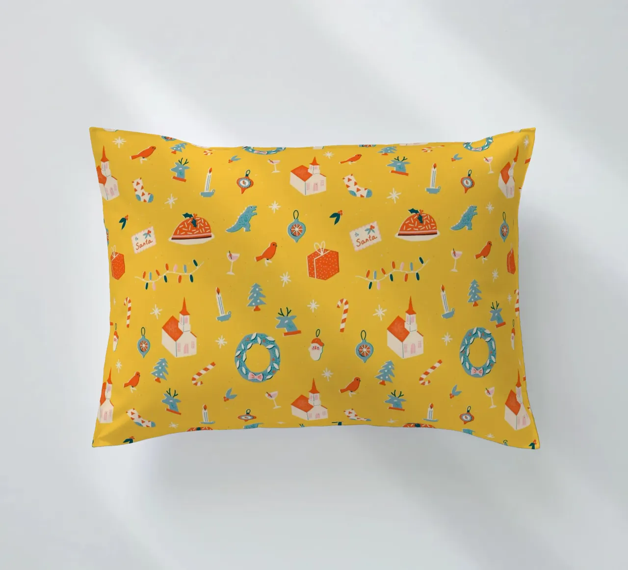 Christmas Pattern No 29 cuscino da treechild