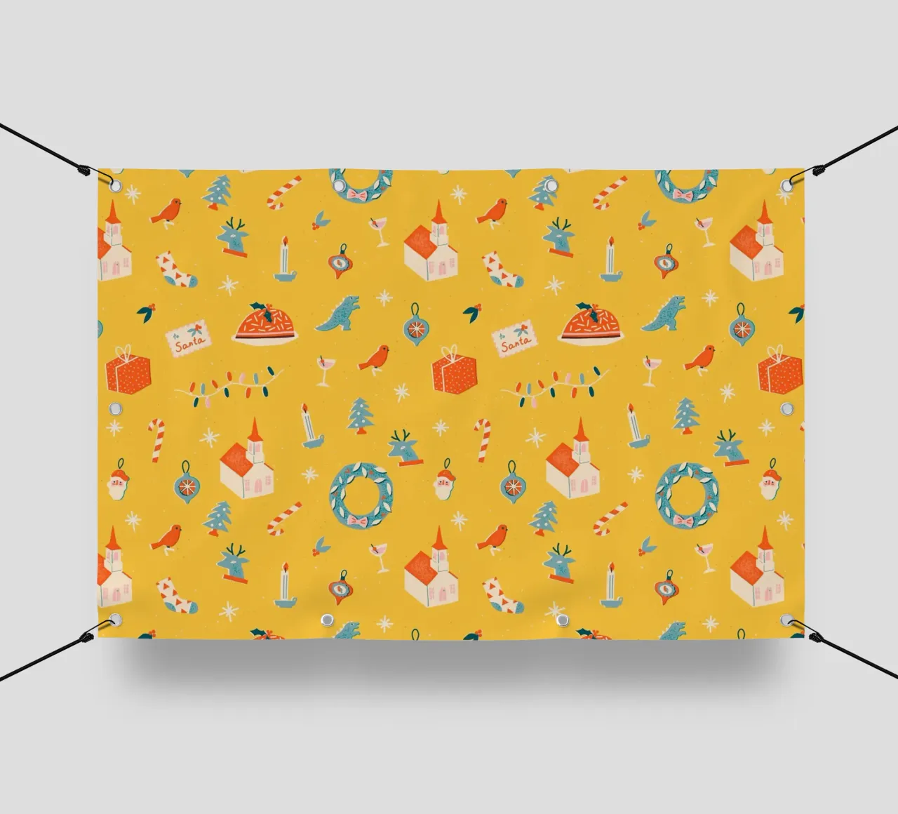 Christmas Pattern No 29 telo in pvc da treechild