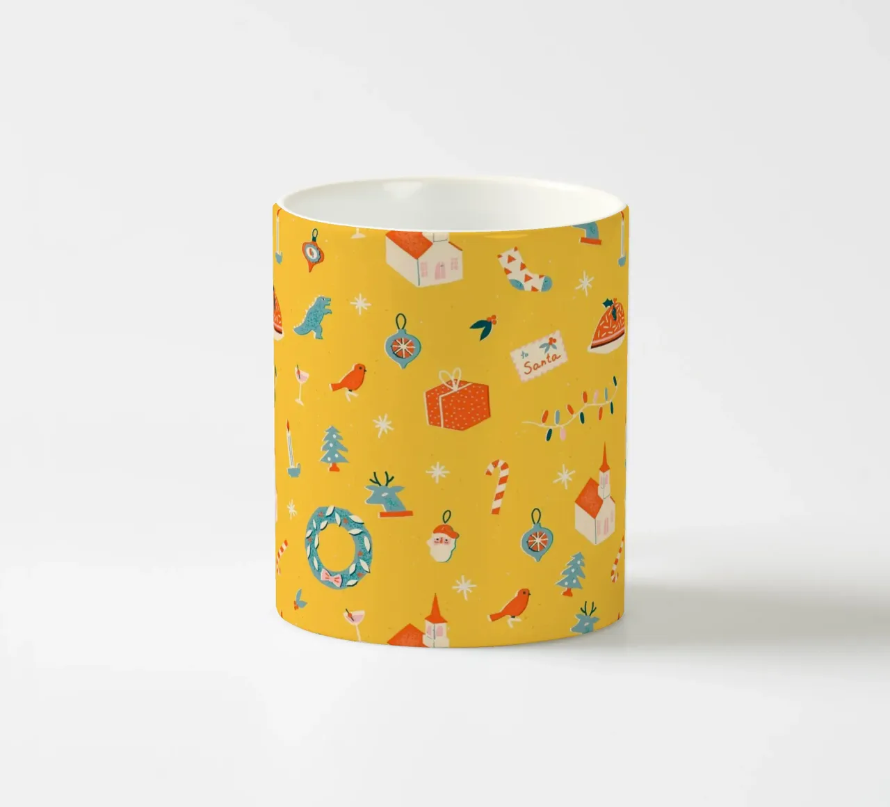 Christmas Pattern No 29 tazza in ceramica da treechild