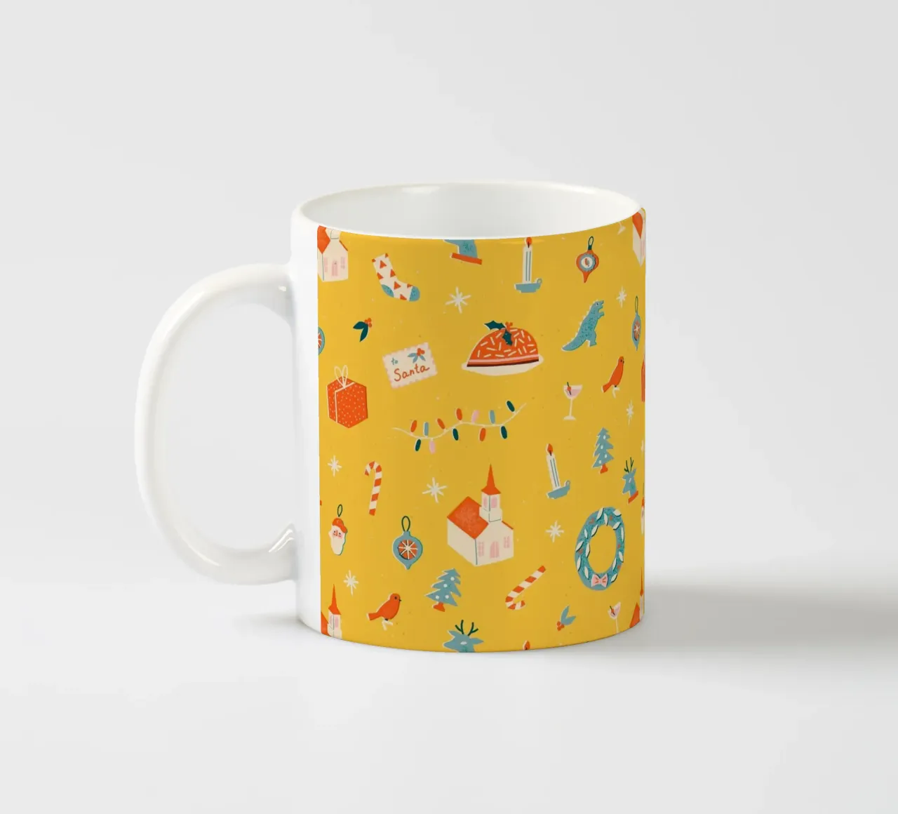 Christmas Pattern No 29 tazza in ceramica da treechild