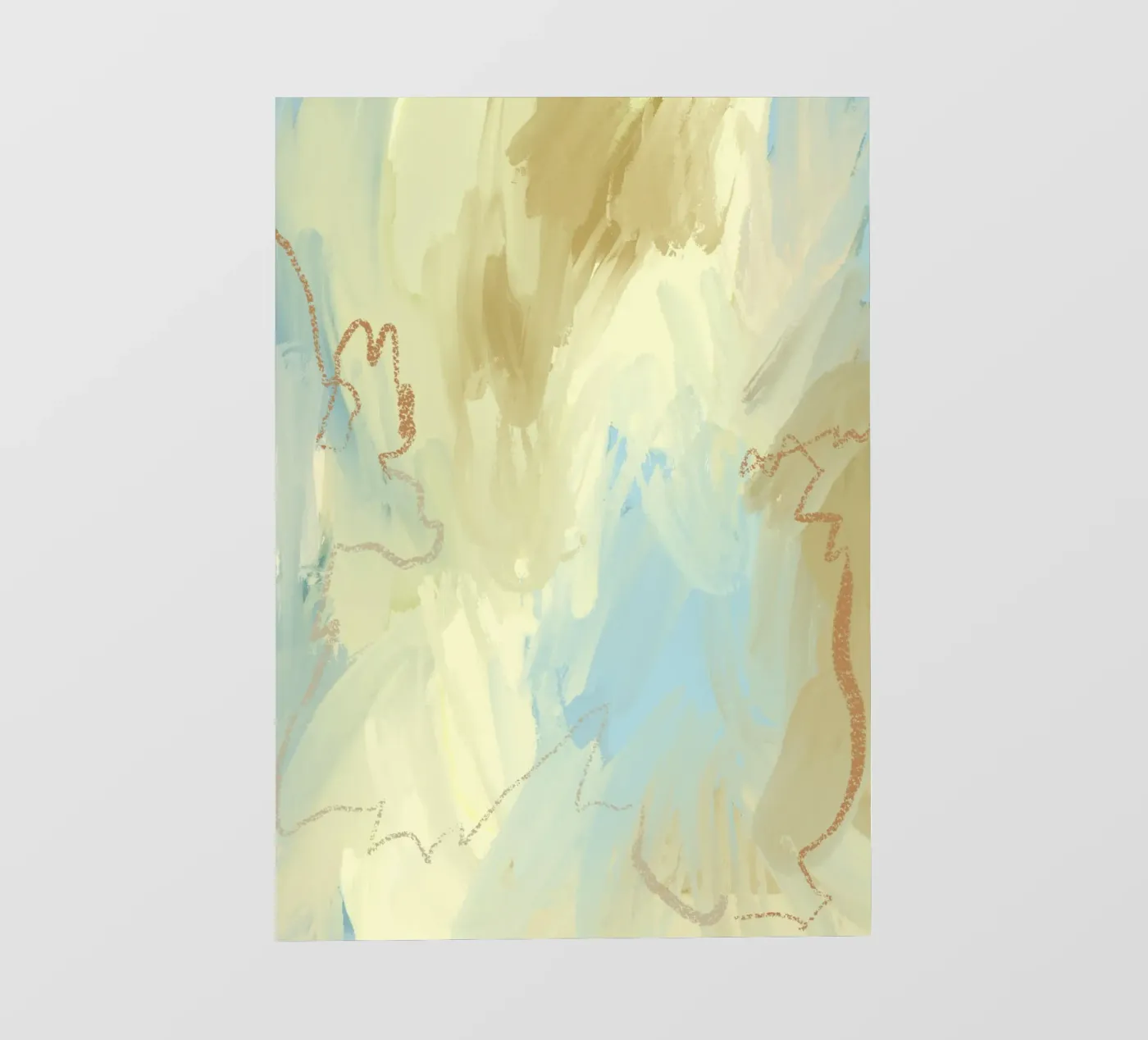 Muted Flow fotobehang van RS LAB STUDIO