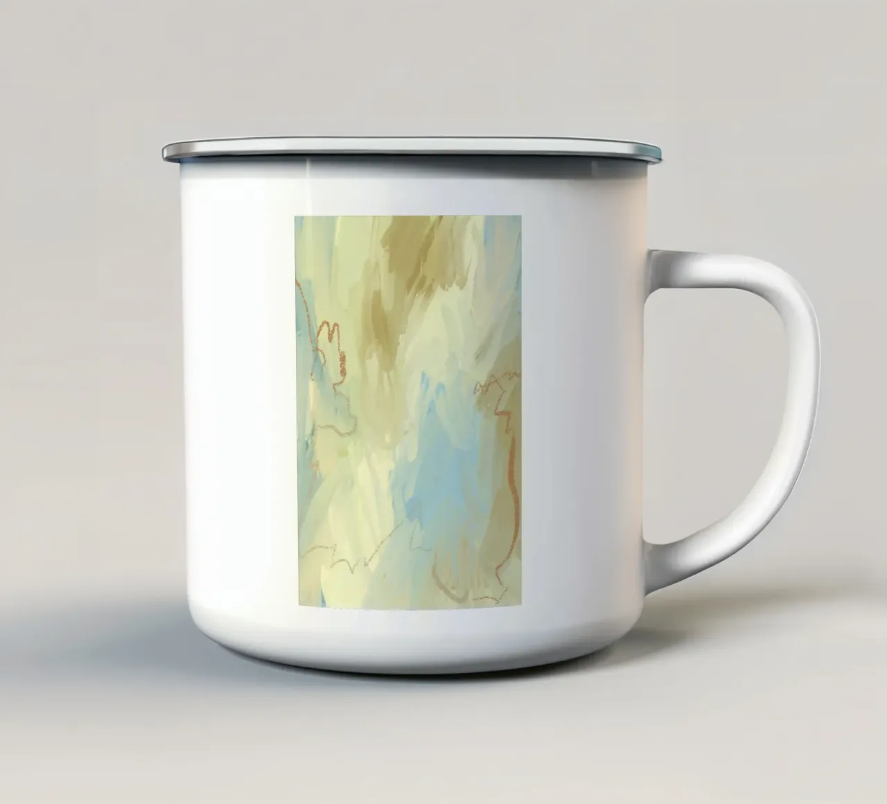 Muted Flow tazza in smalto da RS LAB STUDIO