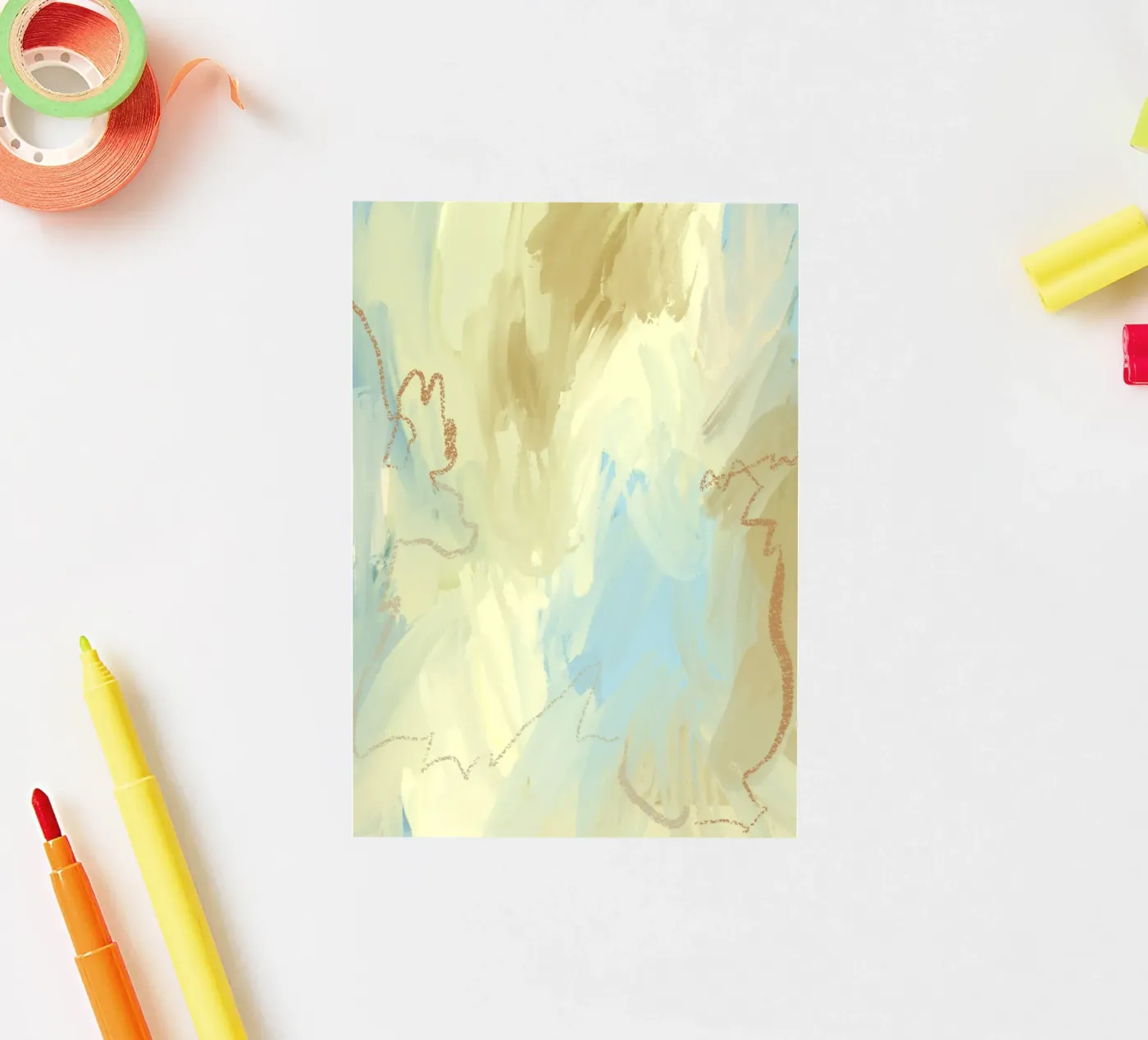 Muted Flow sticker by RS LAB STUDIO