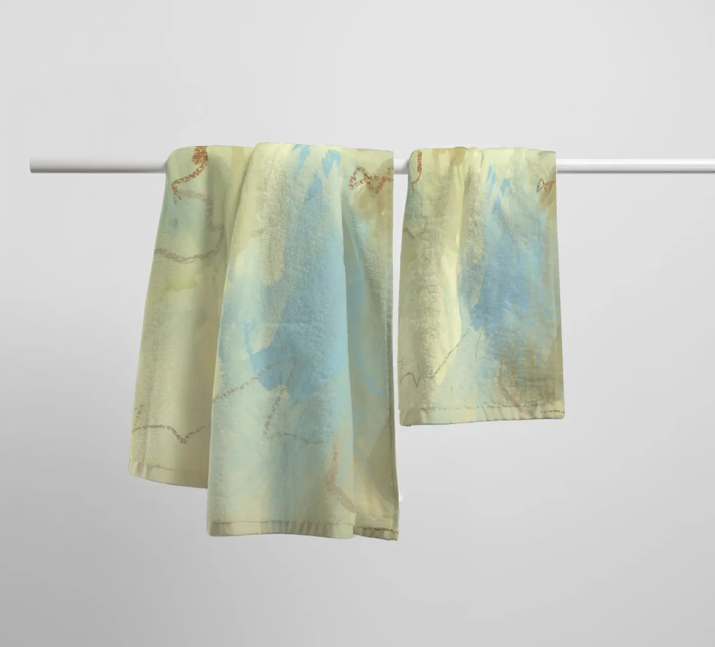 Muted Flow towel by RS LAB STUDIO