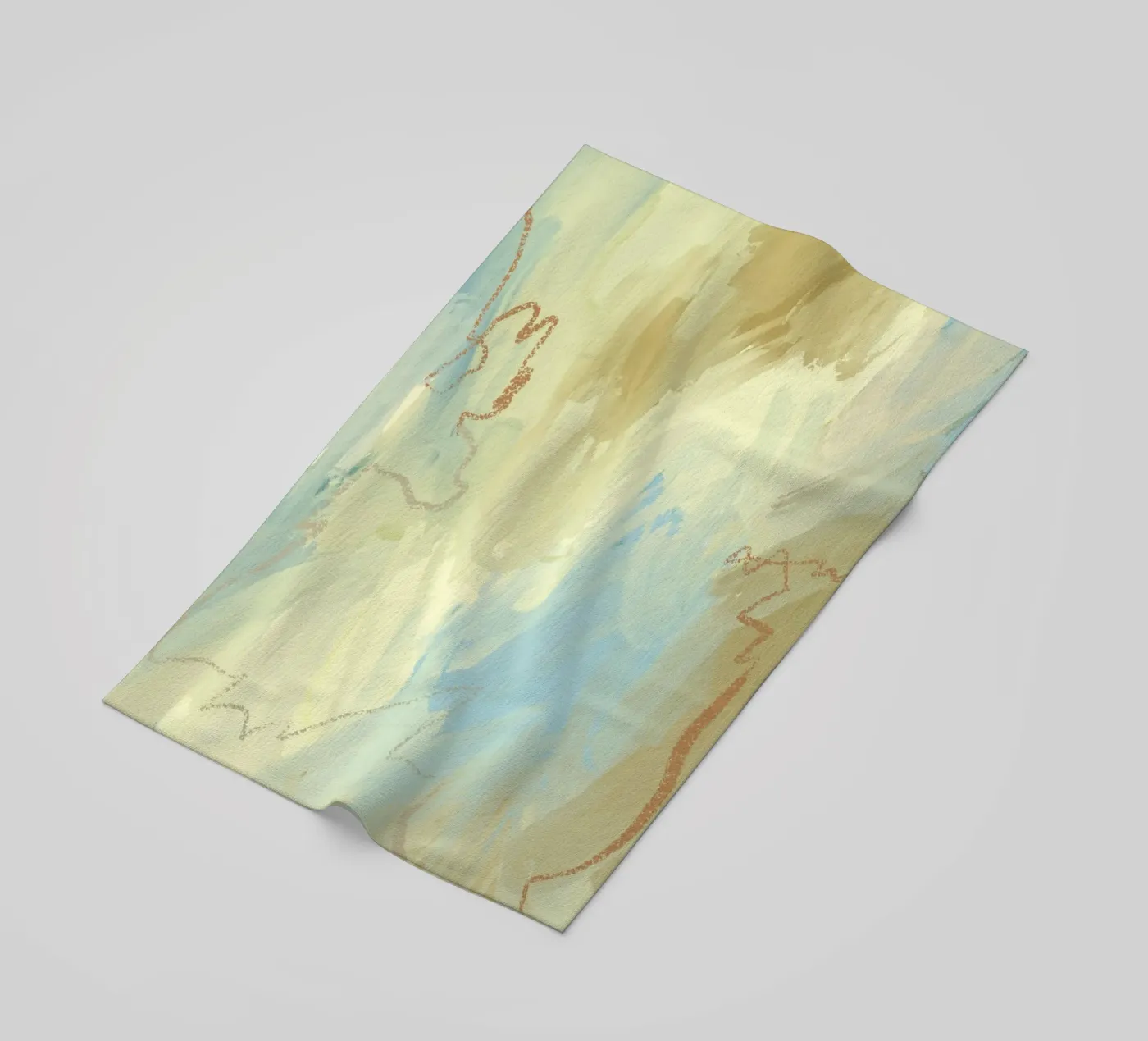 Muted Flow strandhanddoek van RS LAB STUDIO