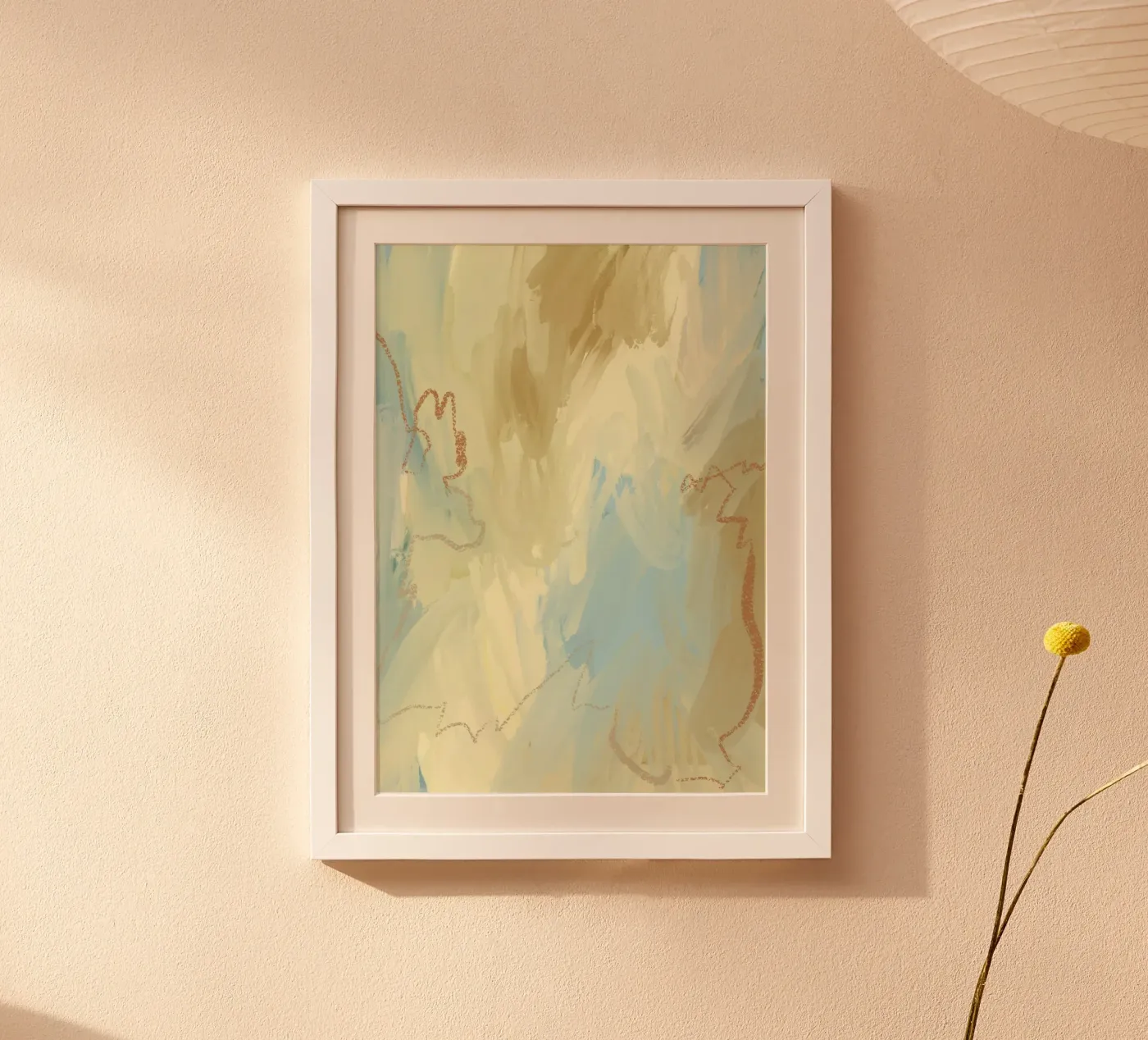Muted Flow poster da RS LAB STUDIO