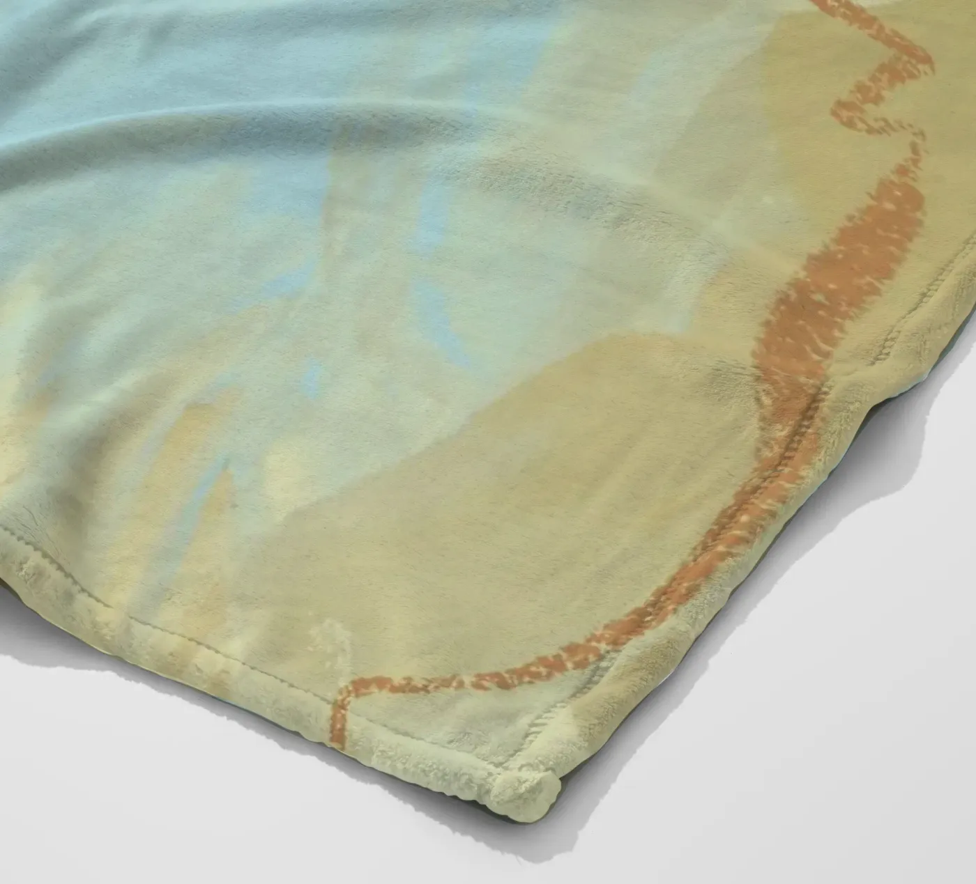 Muted Flow Fleecedecke von RS LAB STUDIO