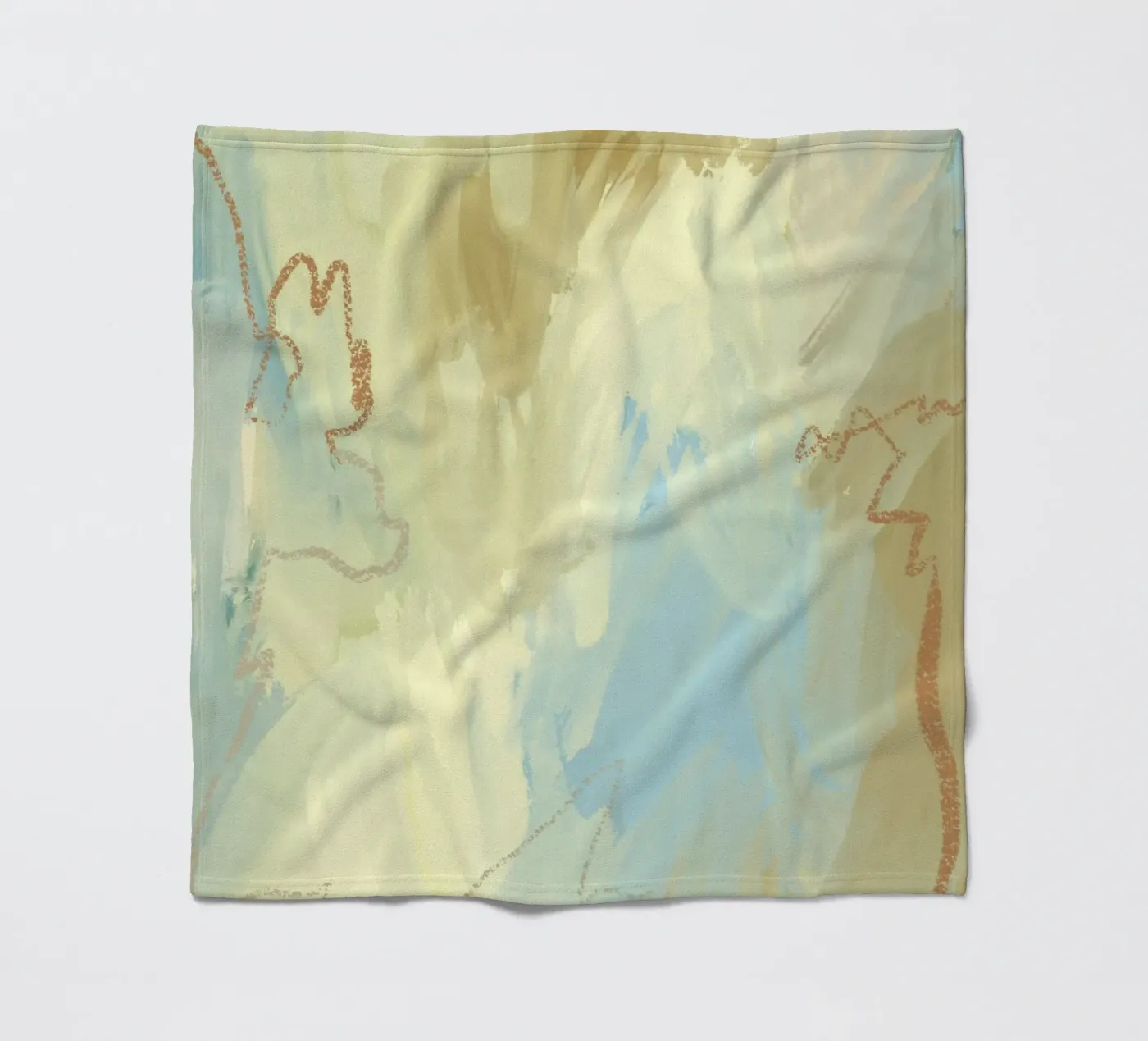 Muted Flow Fleecedecke von RS LAB STUDIO