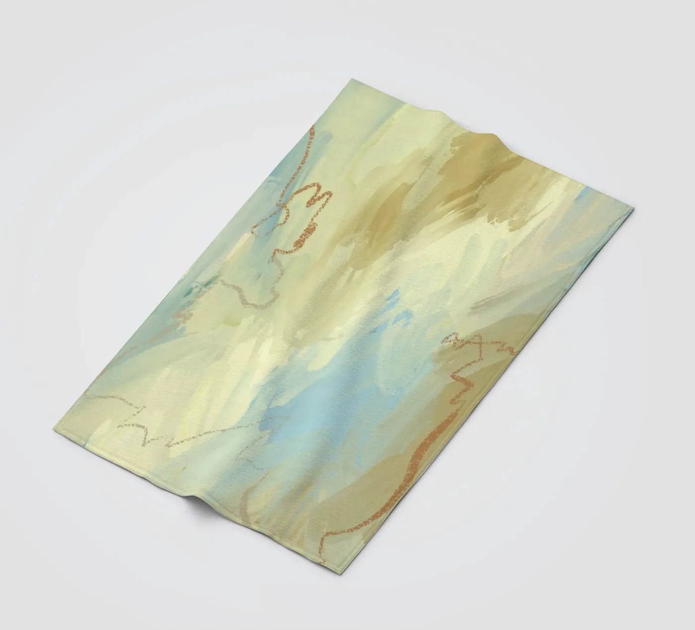 Muted Flow Fleecedecke von RS LAB STUDIO