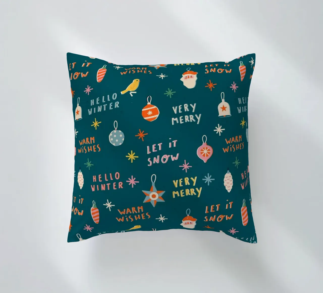 Christmas Pattern No 30 cuscino da treechild