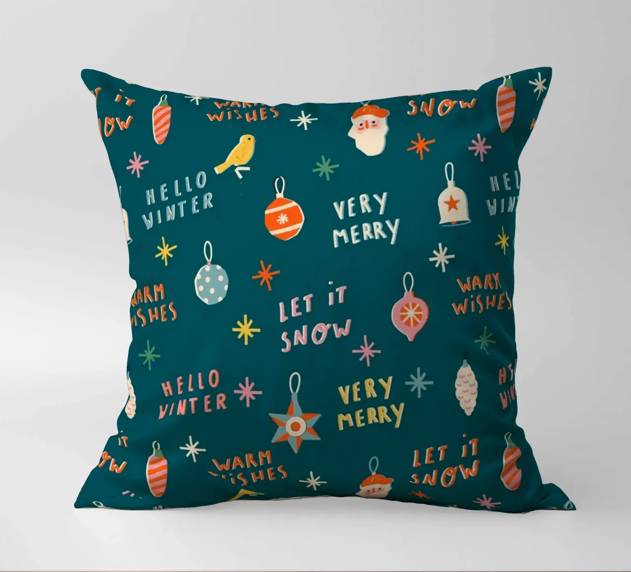 Christmas Pattern No 30 cuscino da treechild