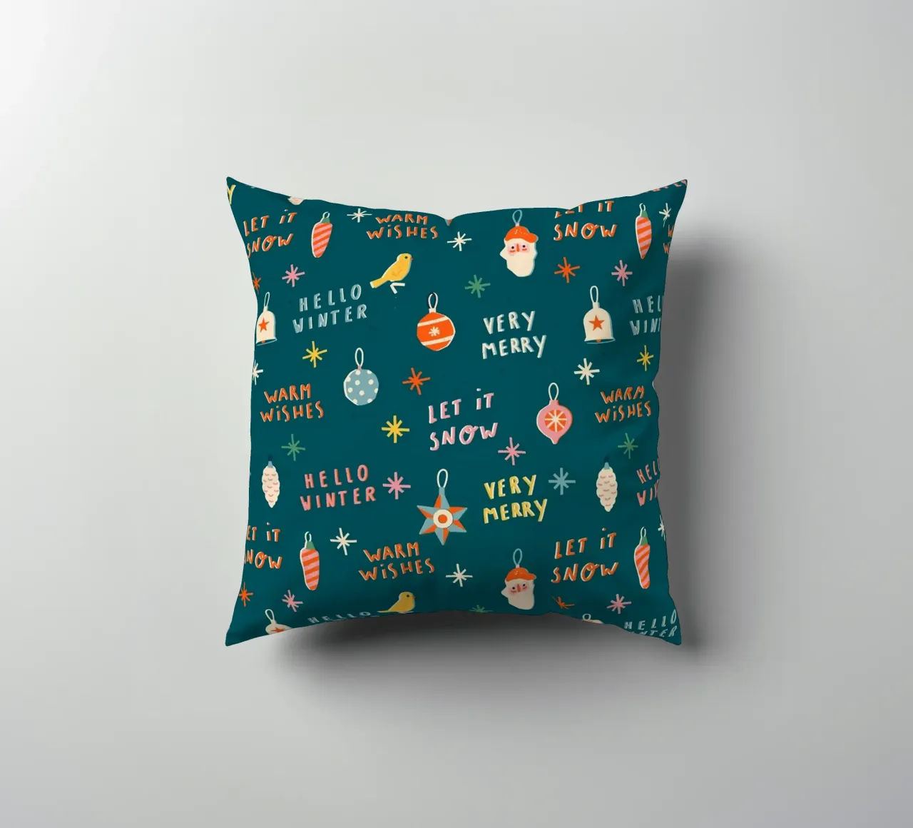 Christmas Pattern No 30 cuscino da treechild
