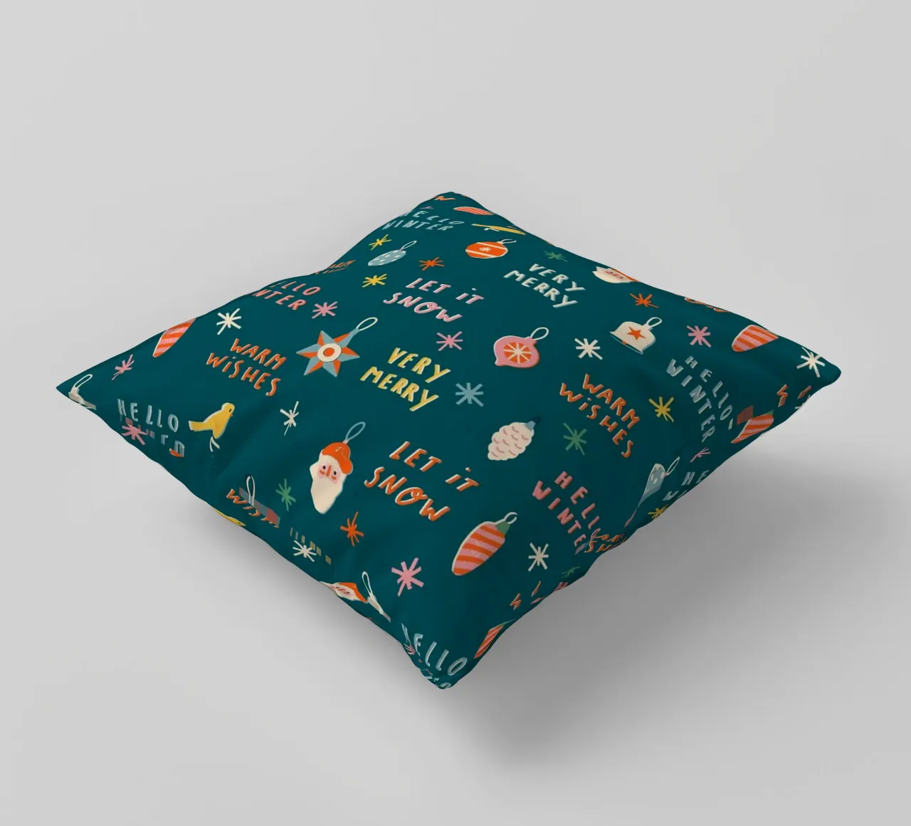 Christmas Pattern No 30 cuscino da treechild