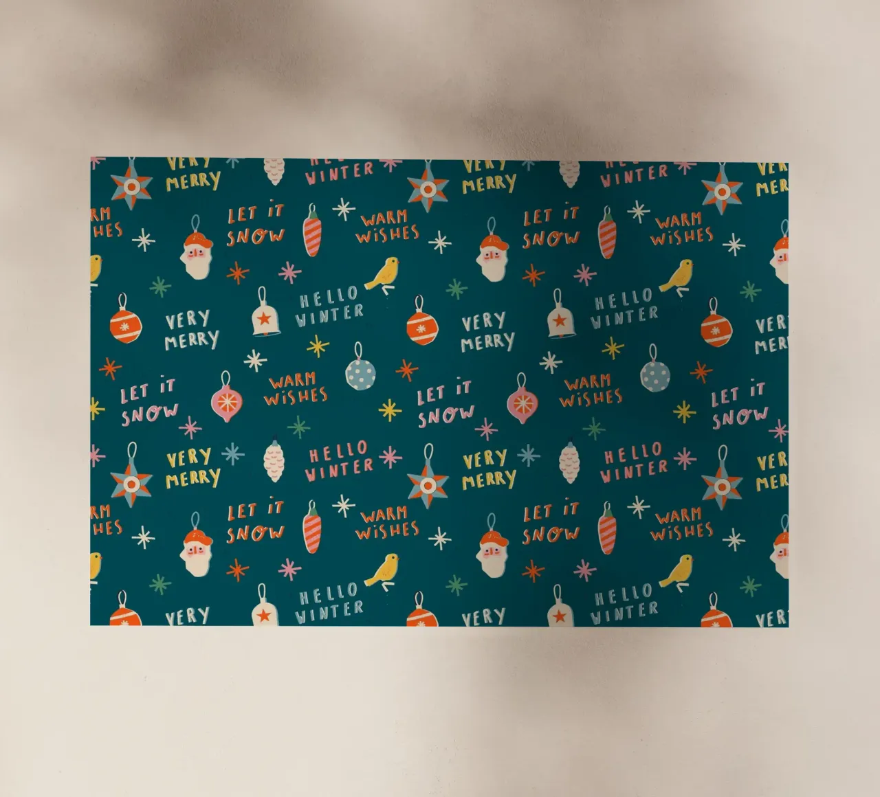 Christmas Pattern No 30 pellicola backlit da treechild