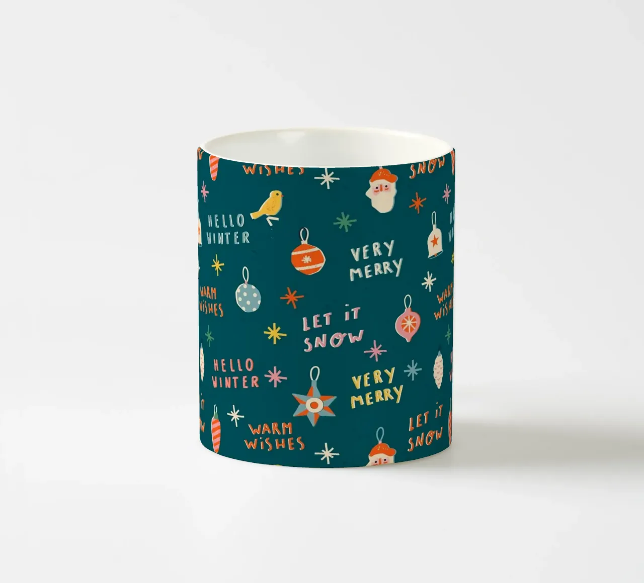 Christmas Pattern No 30 tazza in ceramica da treechild