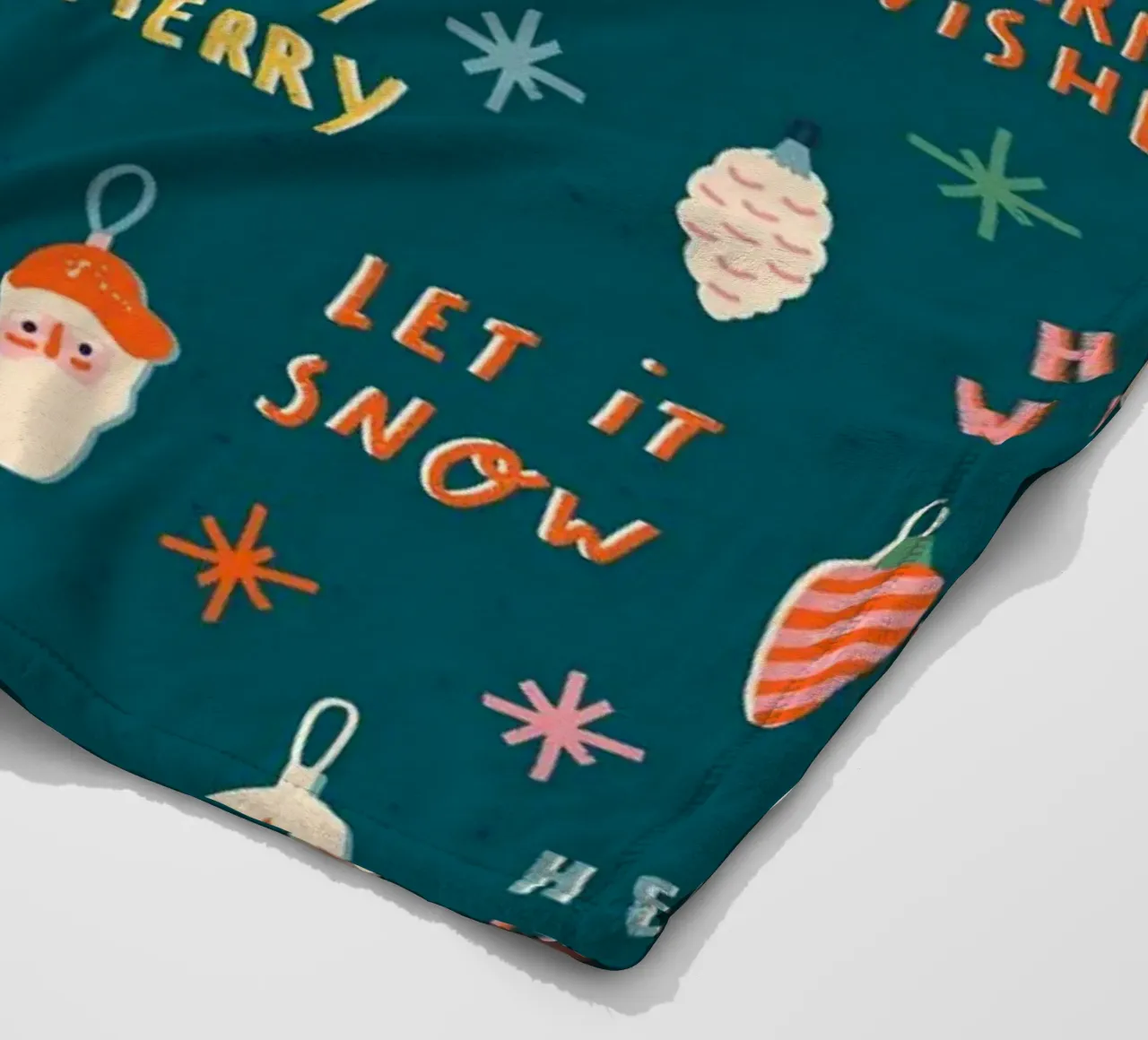 Christmas Pattern No 30 coperta in pile da treechild
