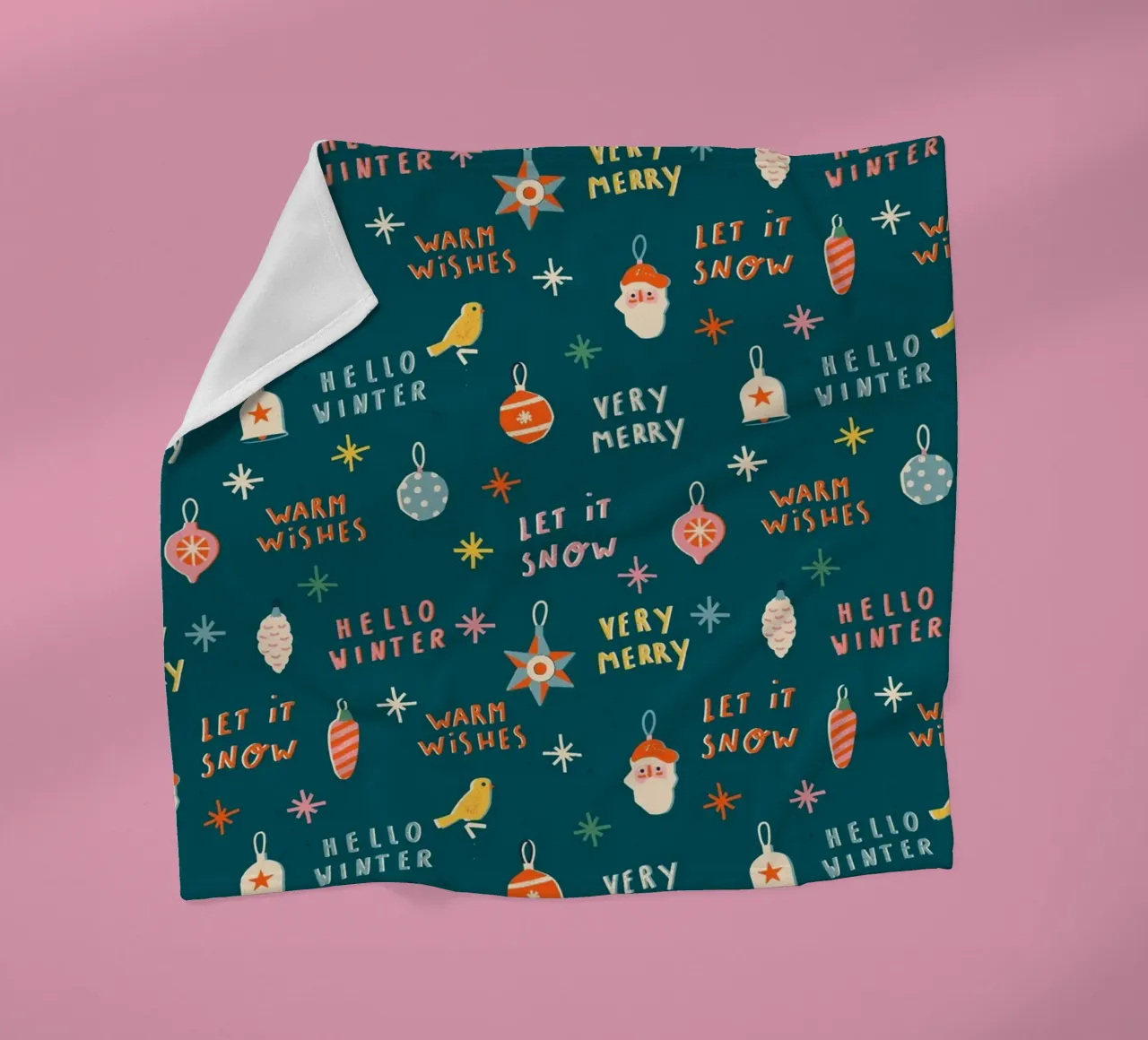 Christmas Pattern No 30 coperta in pile da treechild