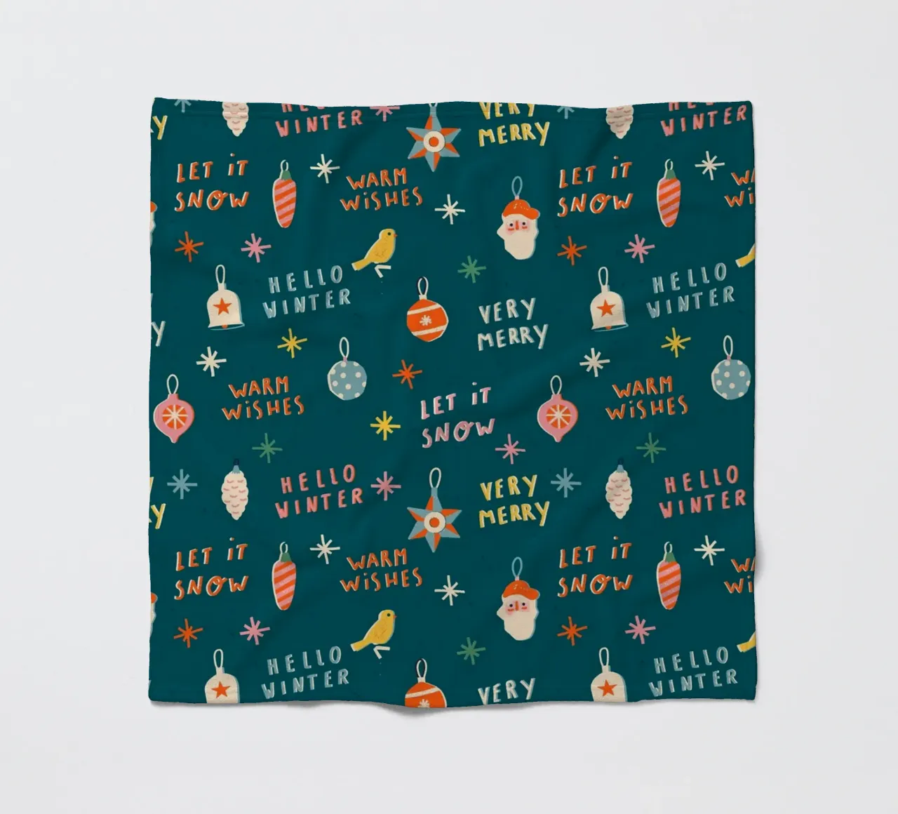 Christmas Pattern No 30 coperta in pile da treechild