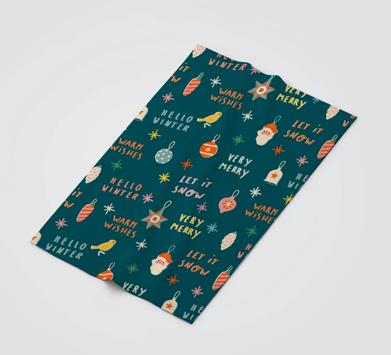 Christmas Pattern No 30 coperta in pile da treechild