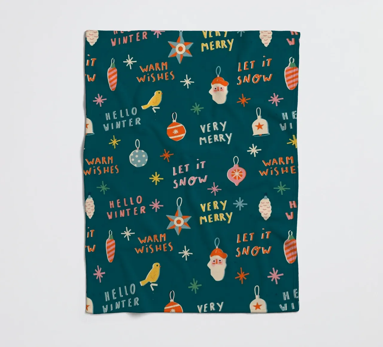 Christmas Pattern No 30 coperta in pile da treechild