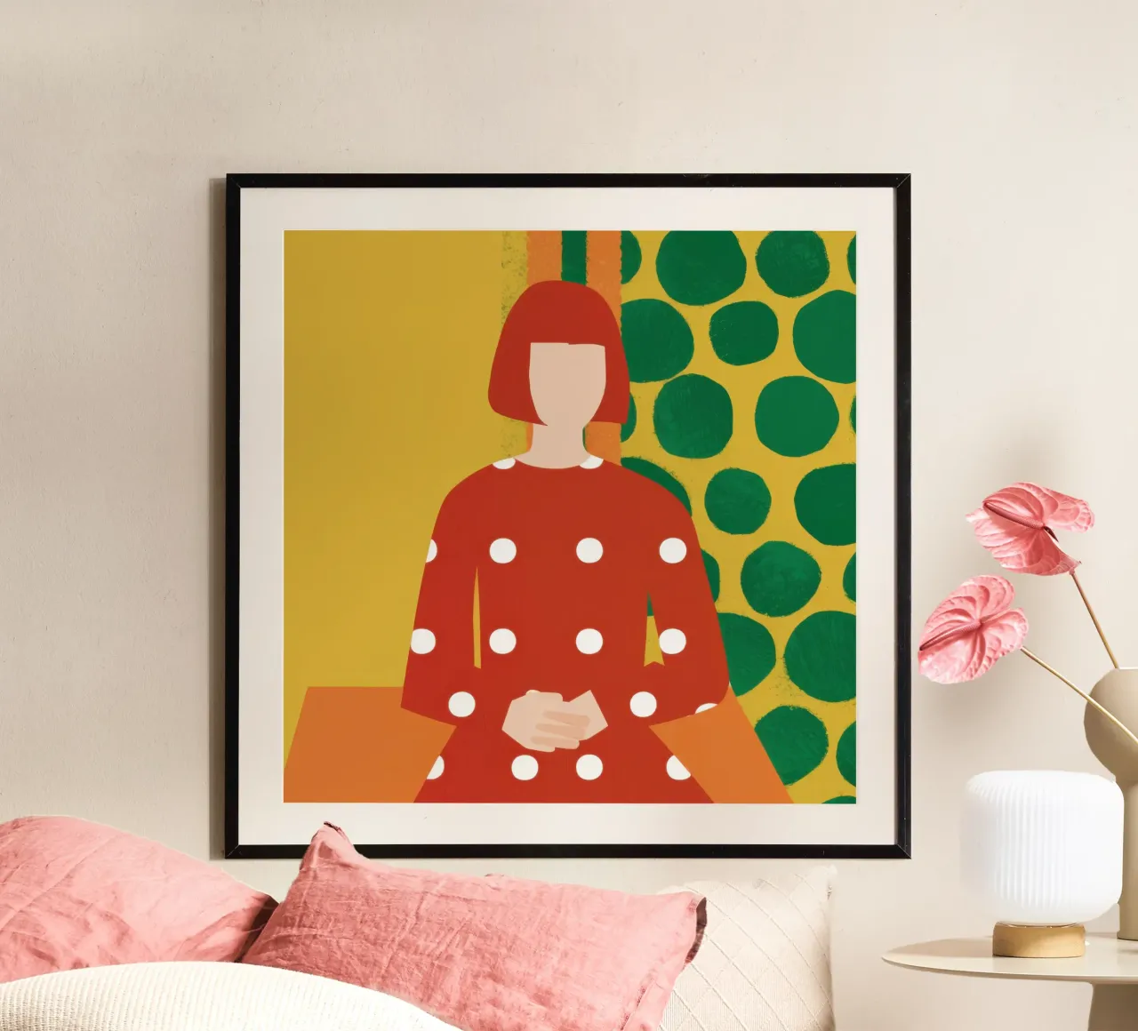 Contemplazione a pois poster da Luna Aura