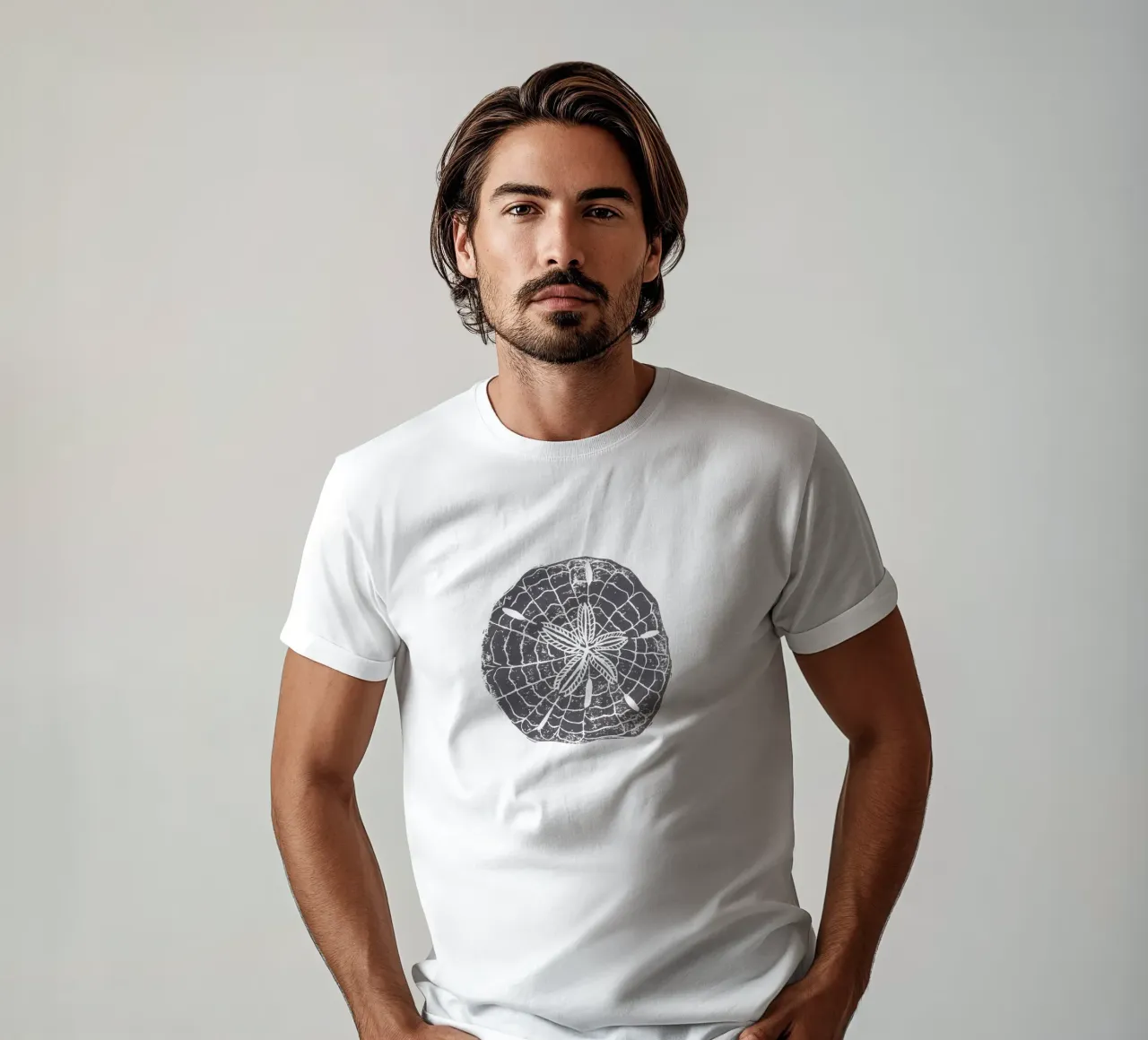 Mare, per favore! Dollaro di sabbia fortunato t-shirt da Ivona Maris