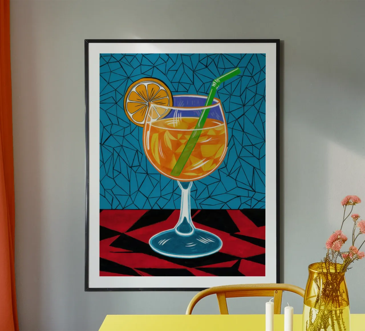 Cocktail all'arancia poster da Gaia Viesta