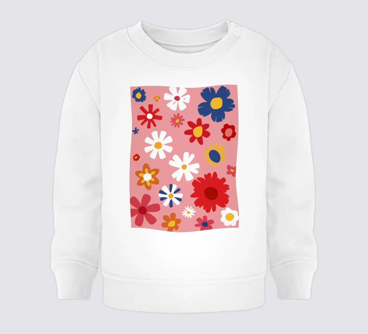 Esplosione floreale retrò felpa neonato da Selene Shade