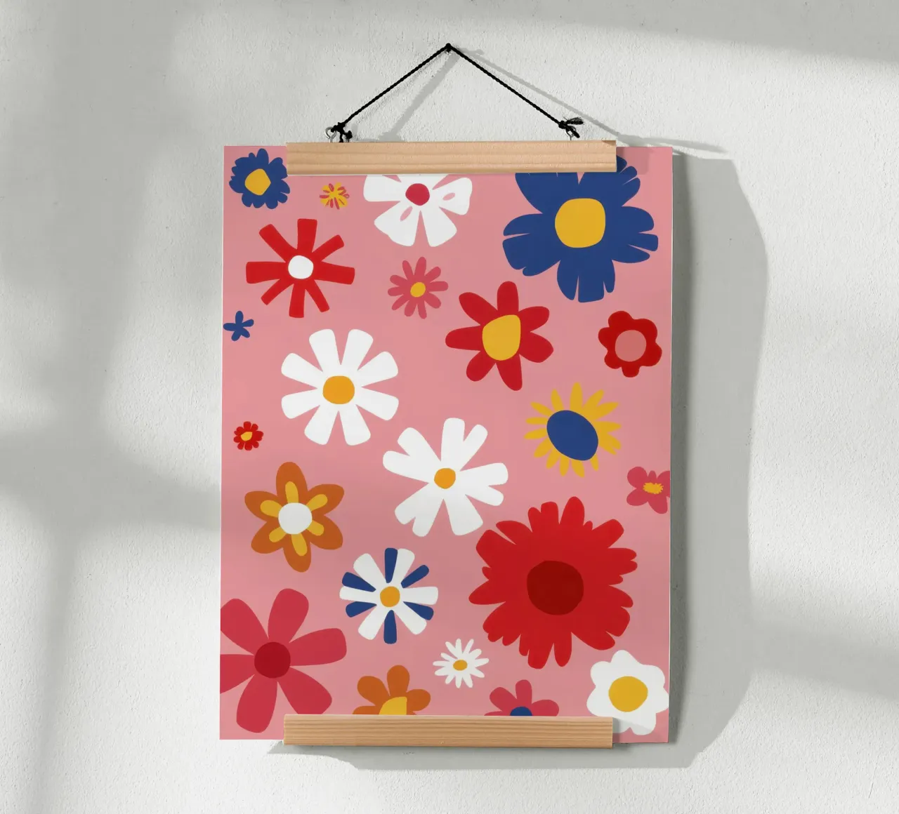 Esplosione floreale retrò poster da Selene Shade